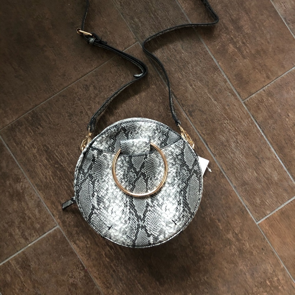 Snake skin shoulder/cross body bag